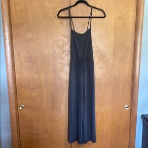 Grey Spaghetti Strap Jumpsuit